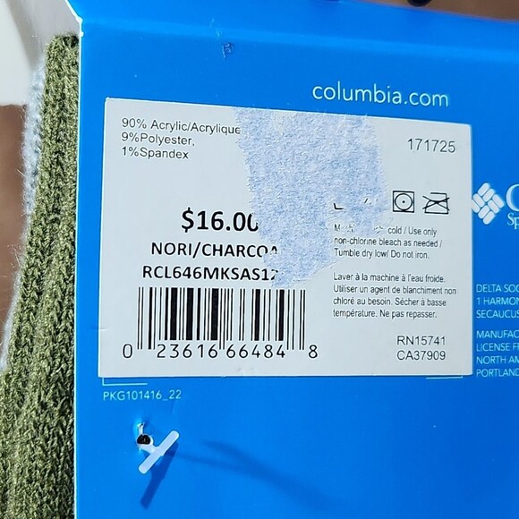 Columbia 2-pair Thermal Socks Shoe size 6-12 +1-pair Chaps Socks Total=3 pairs - Picture 9 of 10